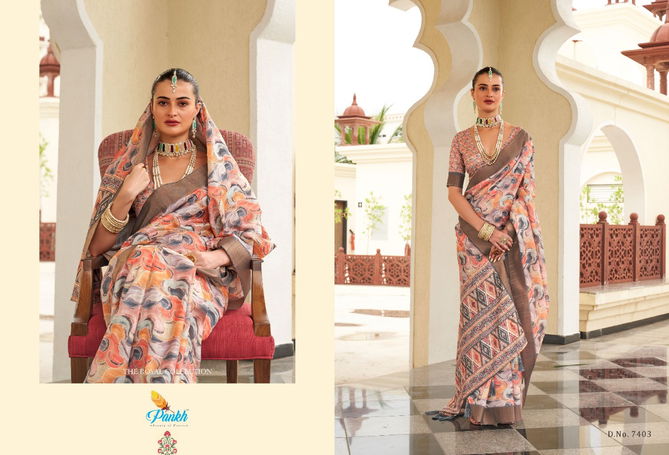 Karvaah Vol2 By Pankh Gotta Sik Designer Saree Catalogue